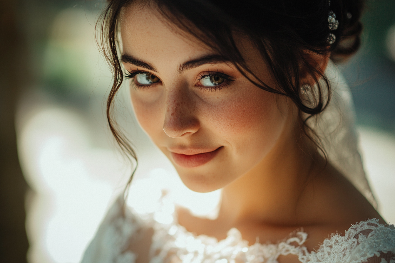 Une femme le jour de son mariage