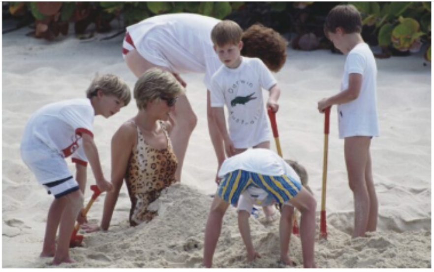 Diana sur Necker Island