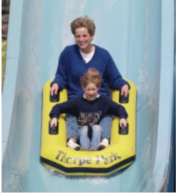 Diana joyeuse à Thorpe Park