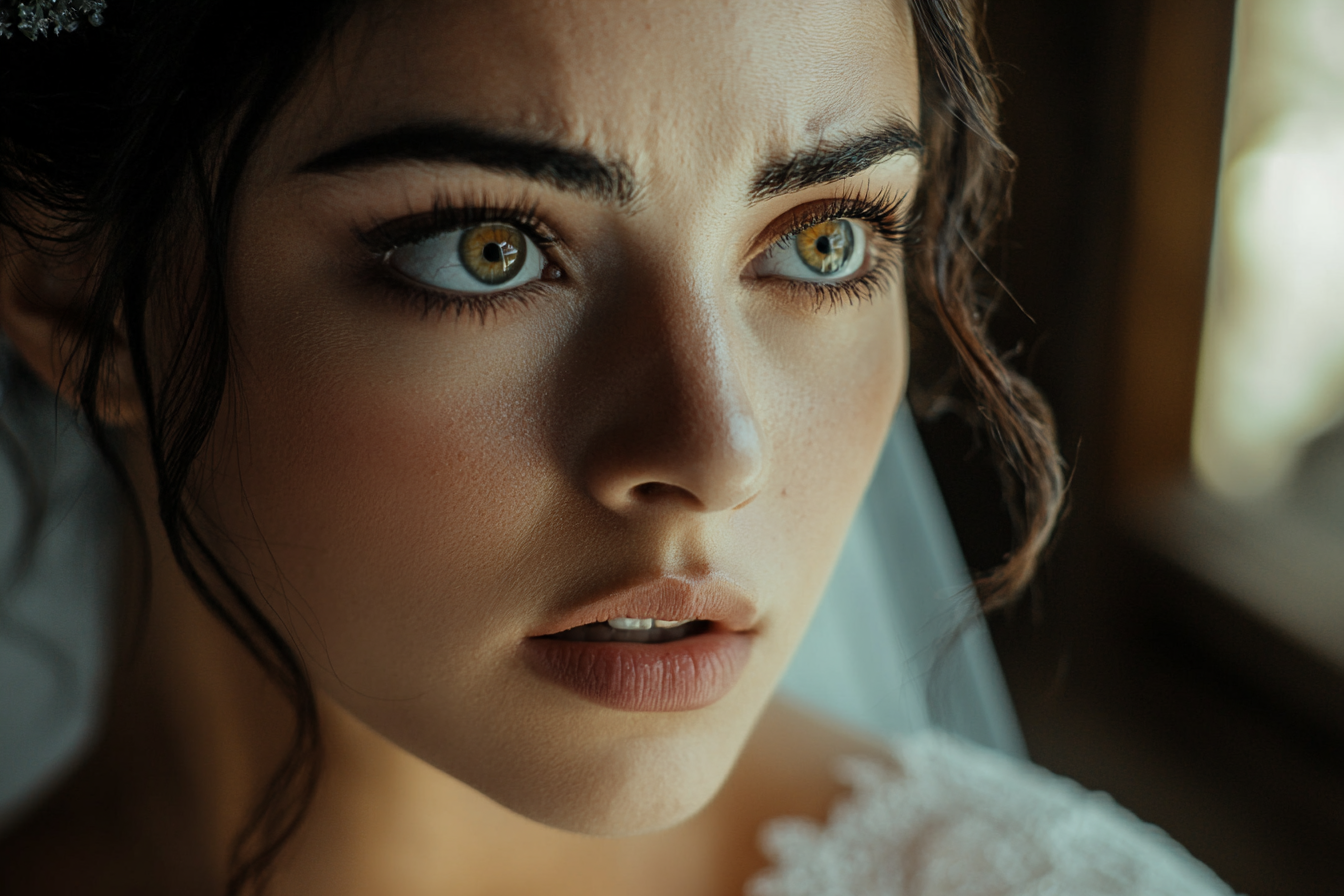 Une mariée choquée