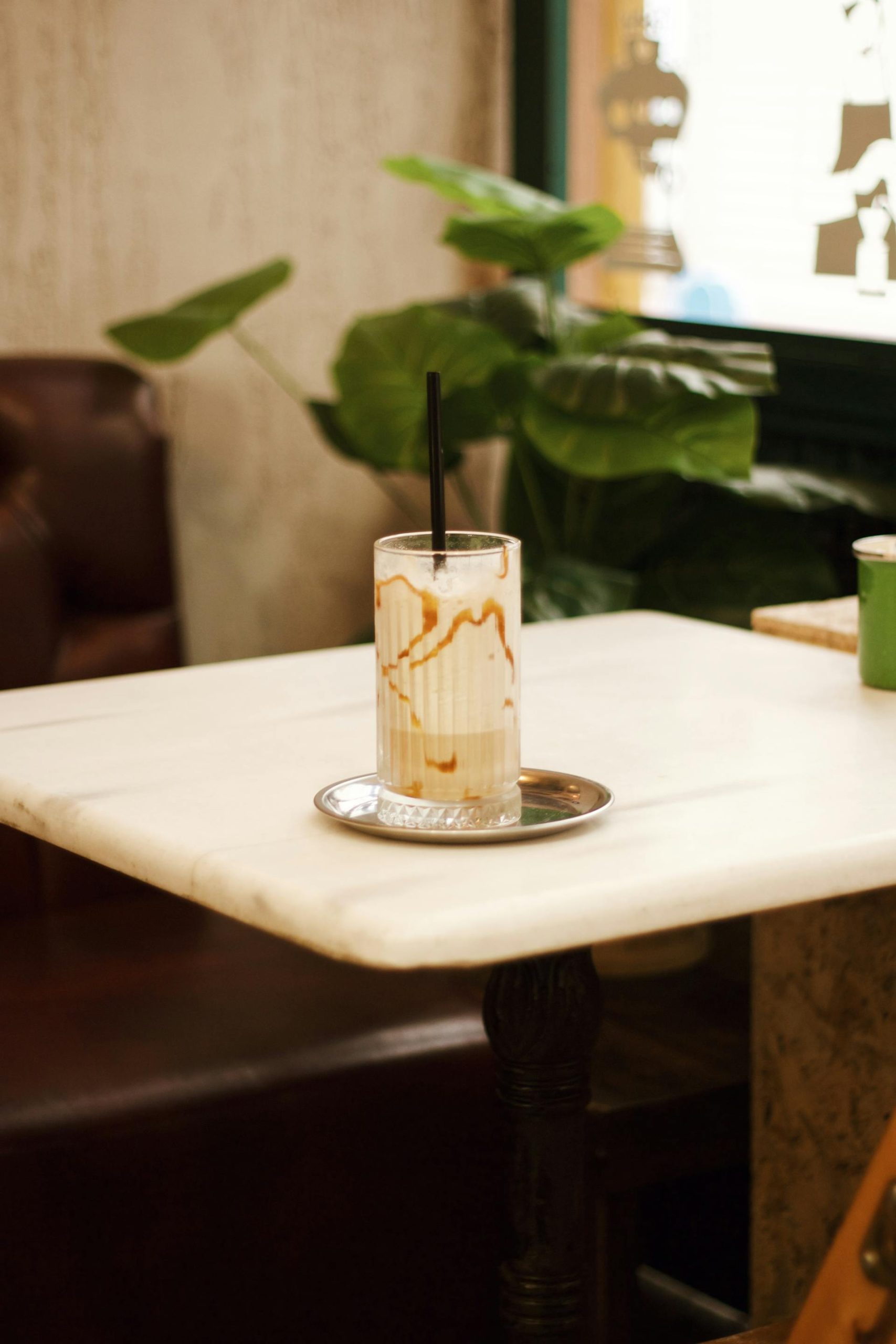 Un latte au caramel