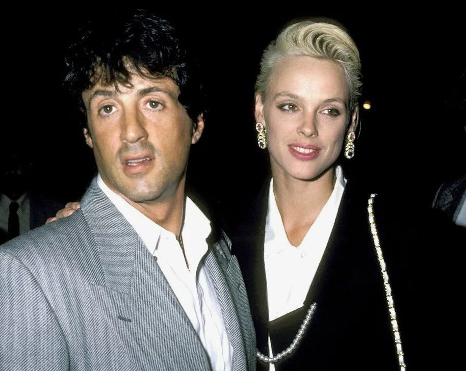 Brigitte Nielsen en shooting