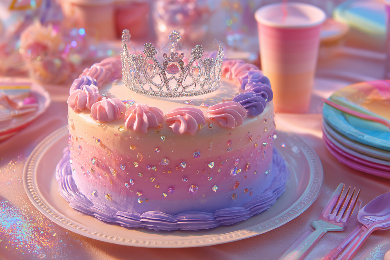 Gâteau sur une table