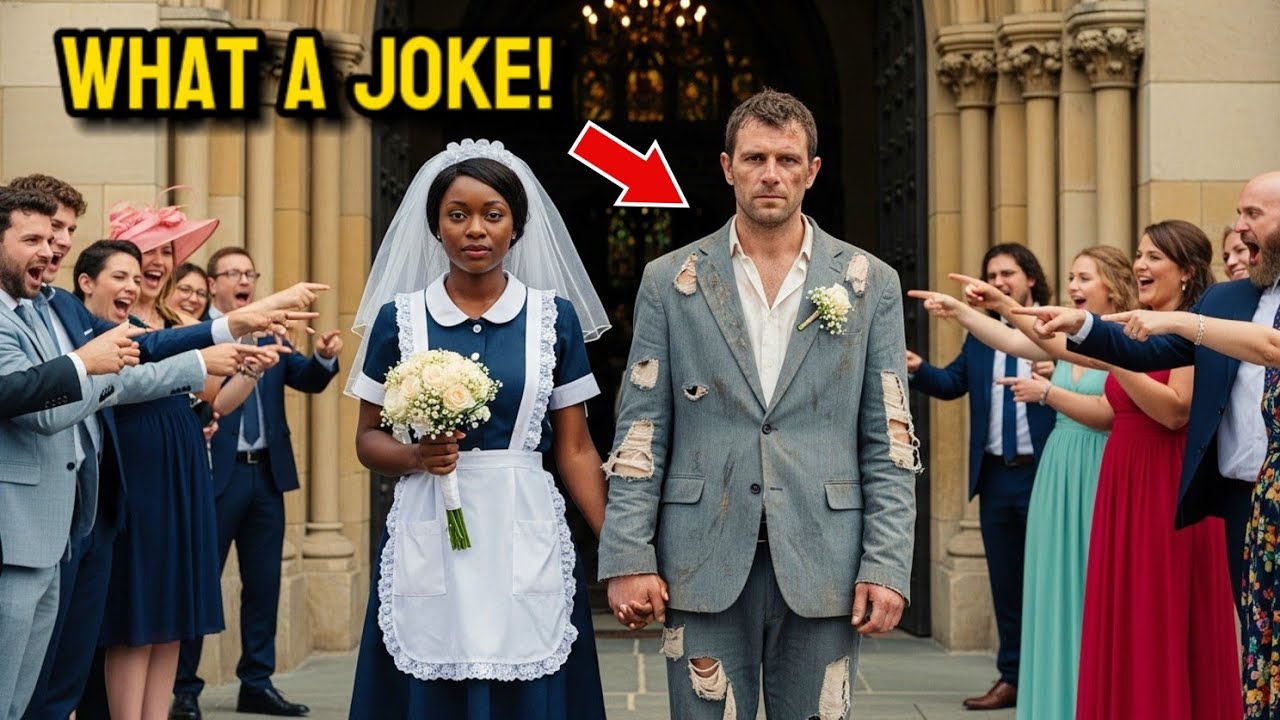 Une nounou noire se marie avec un homme pauvre sans domicile.