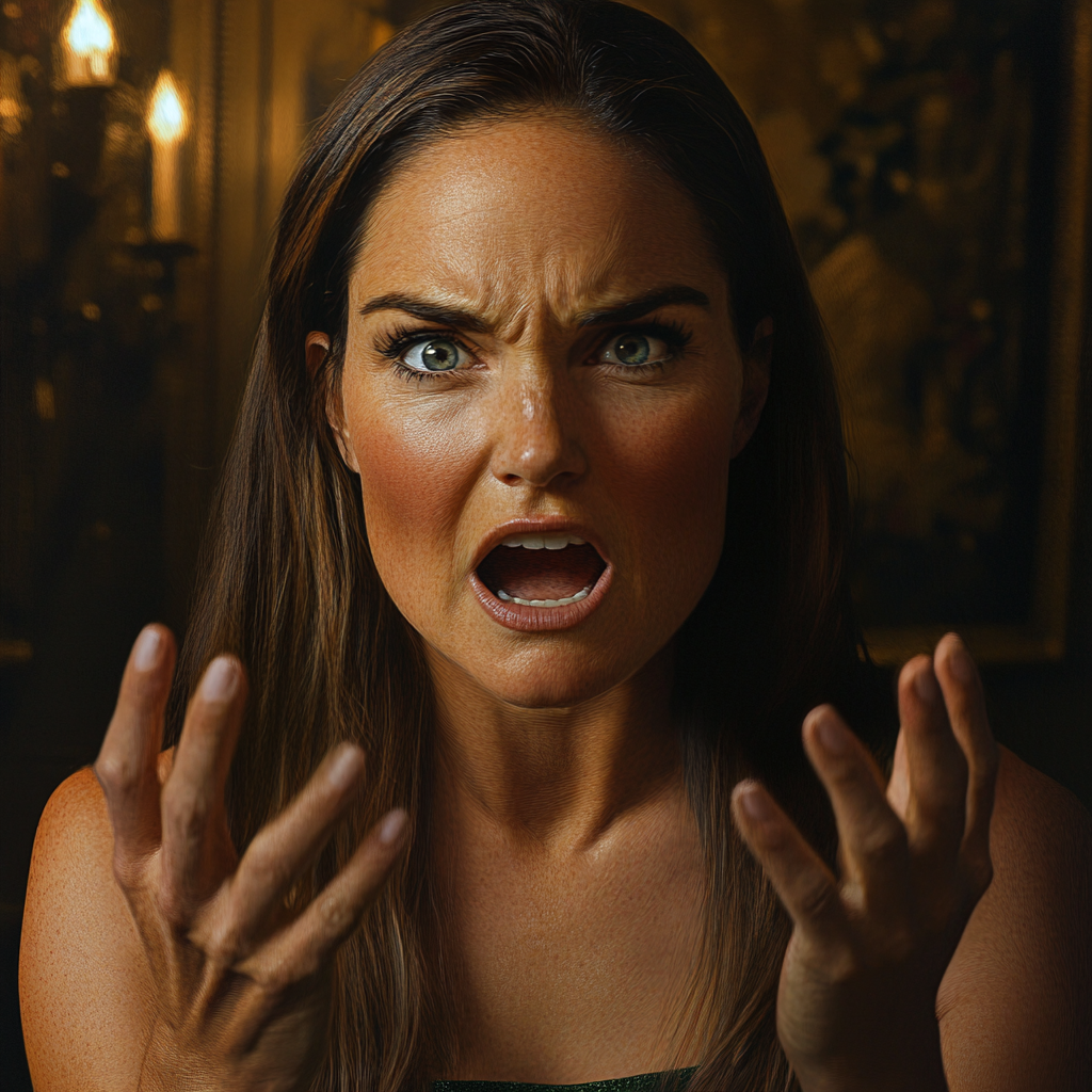 Une femme en colère