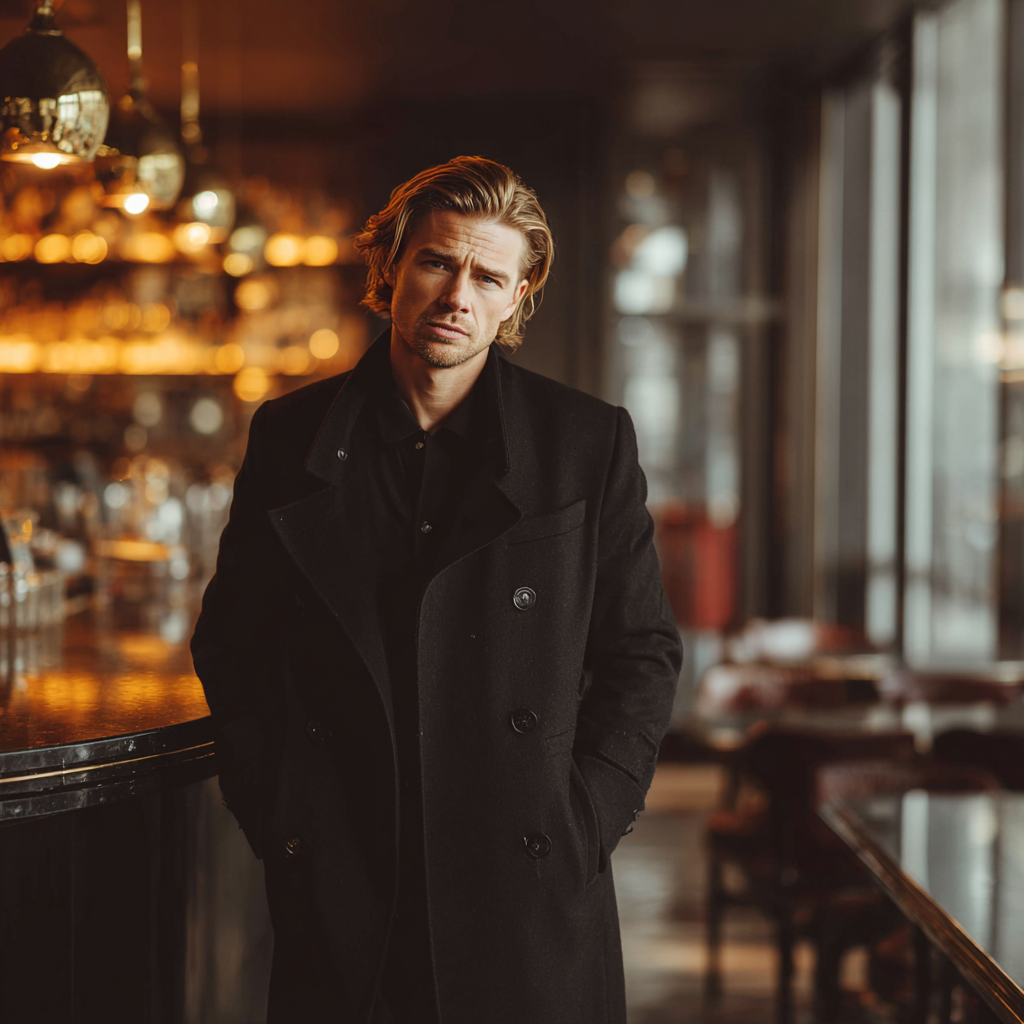 Un homme frowning se tenant dans un diner | Source : Midjourney